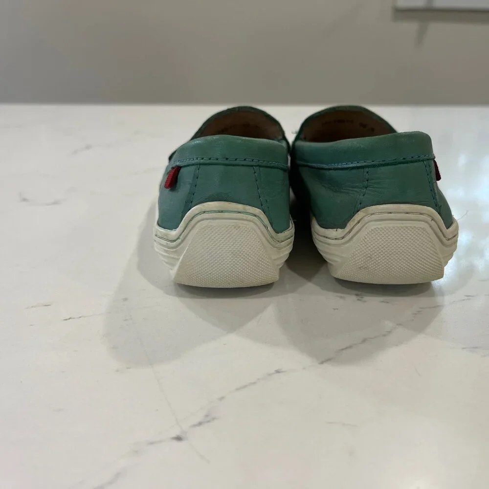 MARC JOSEPH NEW YORK Uni Kid's Leather Made in Brazil Heart Detail Penny Loafer